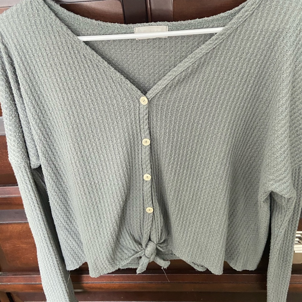 Altar’d State Green Light Sweater